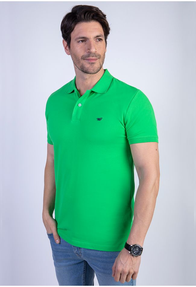 Polera Polo Básica Green