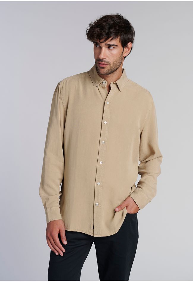 Camisa Miami Sport Lyocell Fj Khaki
