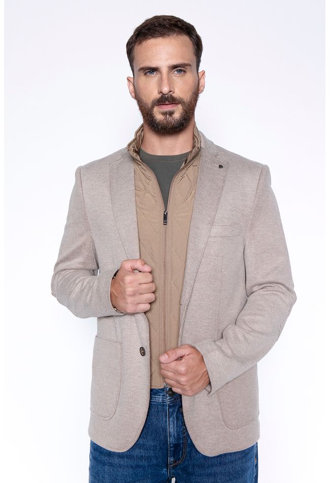 Blazer Knitted Bristol F Beige