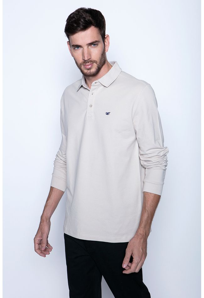 Polera Polo Ml Sand