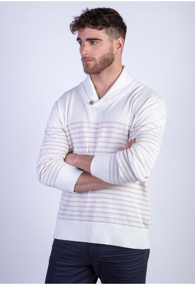 Sweater Boston F Ecru