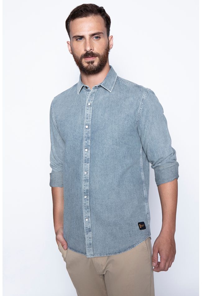Camisa Denim Miami Fj Denim
