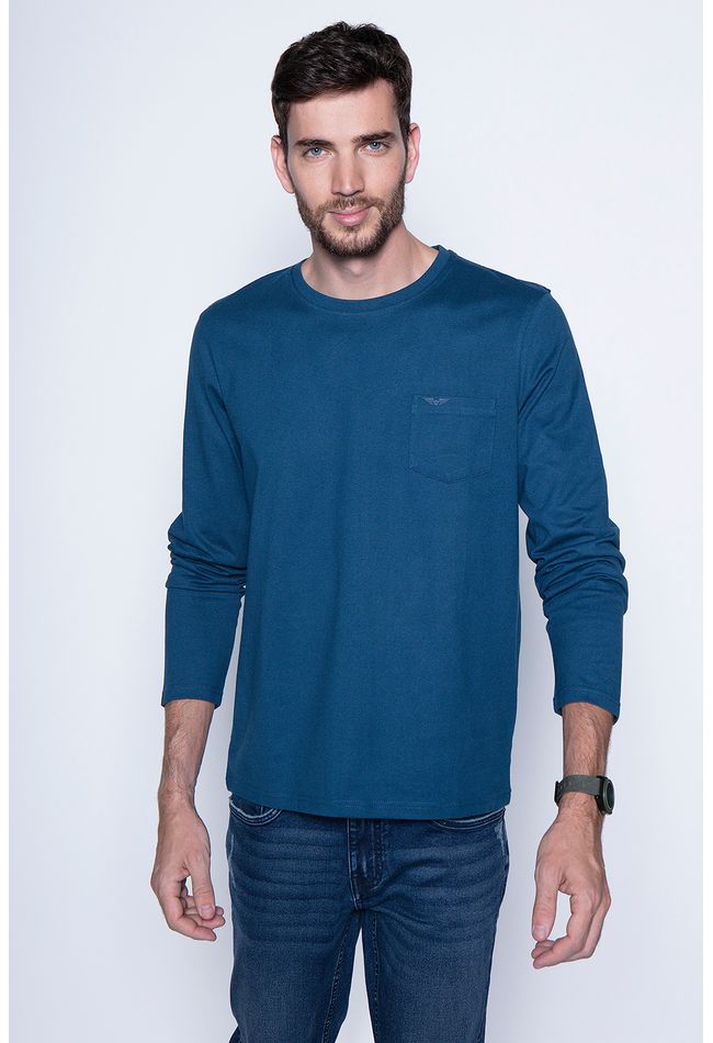 Polera Básica Ml Petroleo