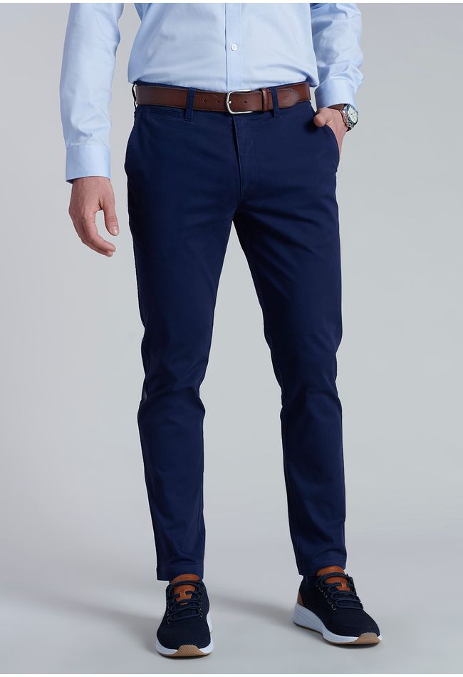 Pantalón Twill Slim /31 Dk.Blue