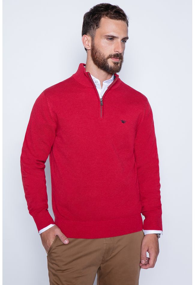 Sweater London Smart Casual L/S Red
