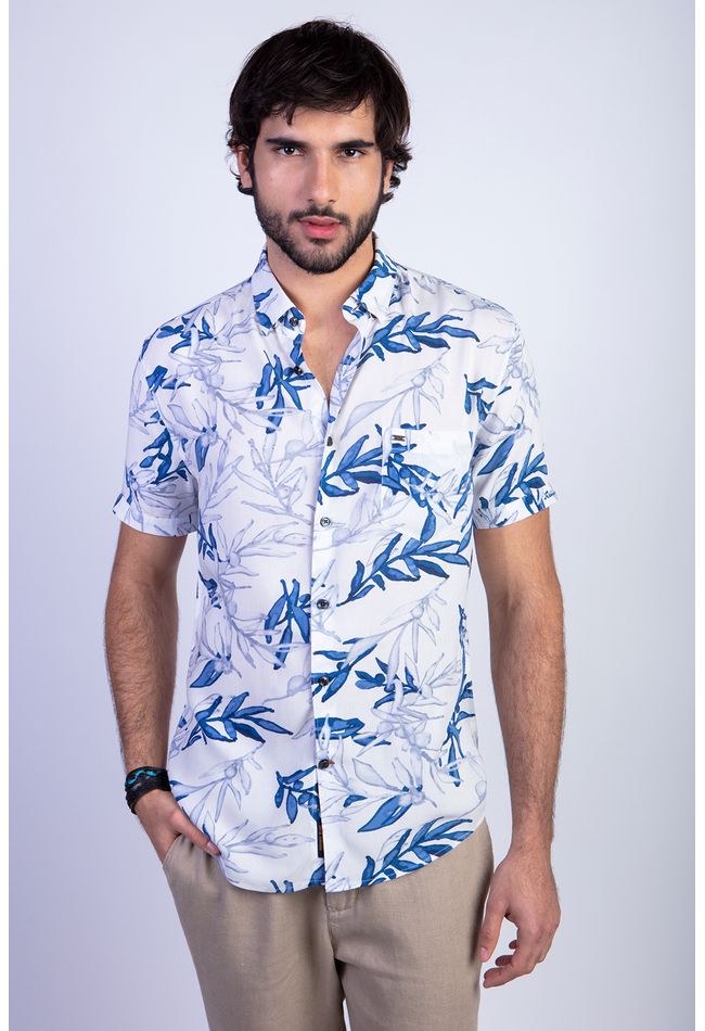 Camisa Estampada Memphis Fj Blue