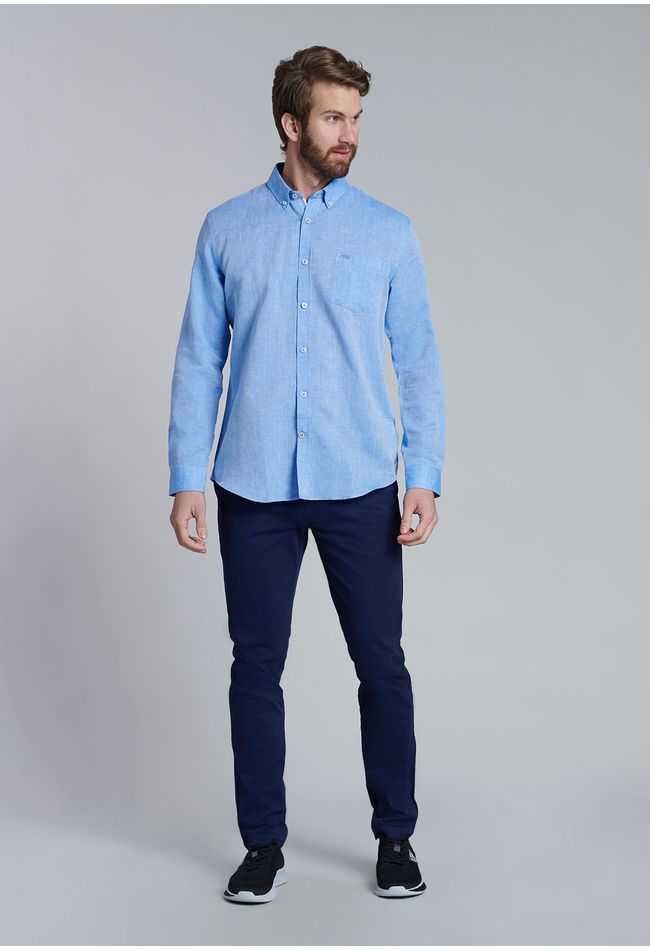Camisa Blue Sport Lino
