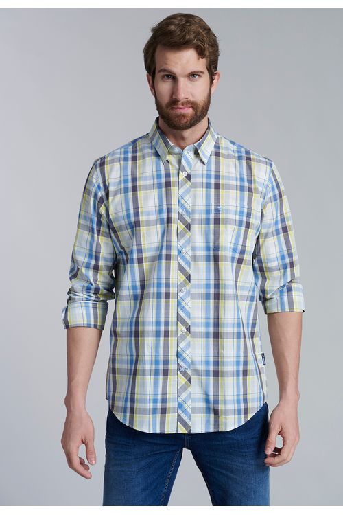 Camisa Check Orlando F Yellow
