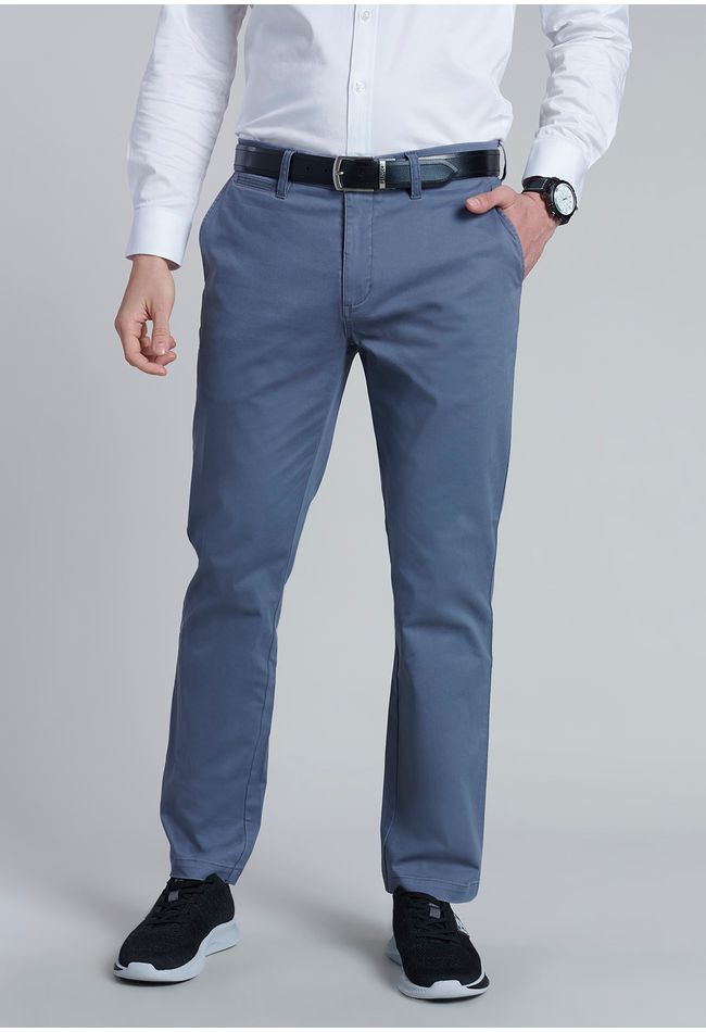Pantalón Twill Regular L/31 Metal