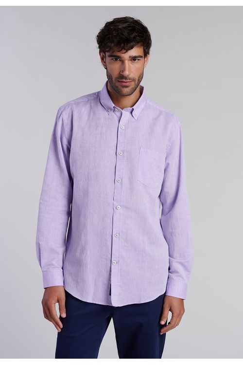 Camisa Sport Lino F Violet