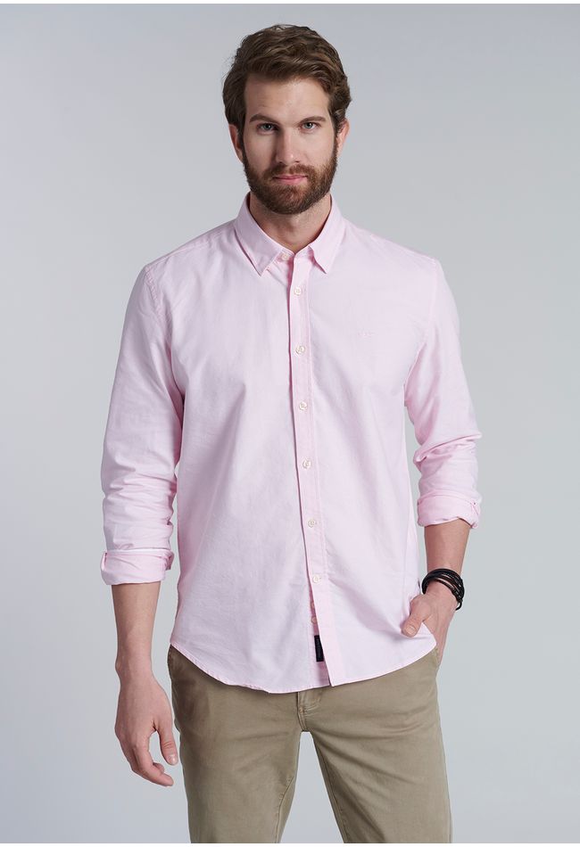 Camisa Sport Oxford Pink