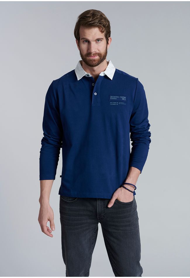 Polera Rugby Salem Navy
