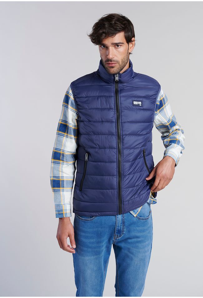 Vest Silver Fj Navy