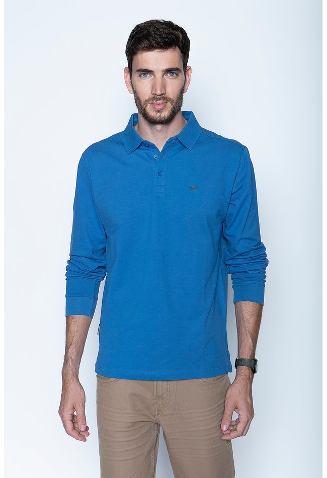 Polera Polo Ml Ocean