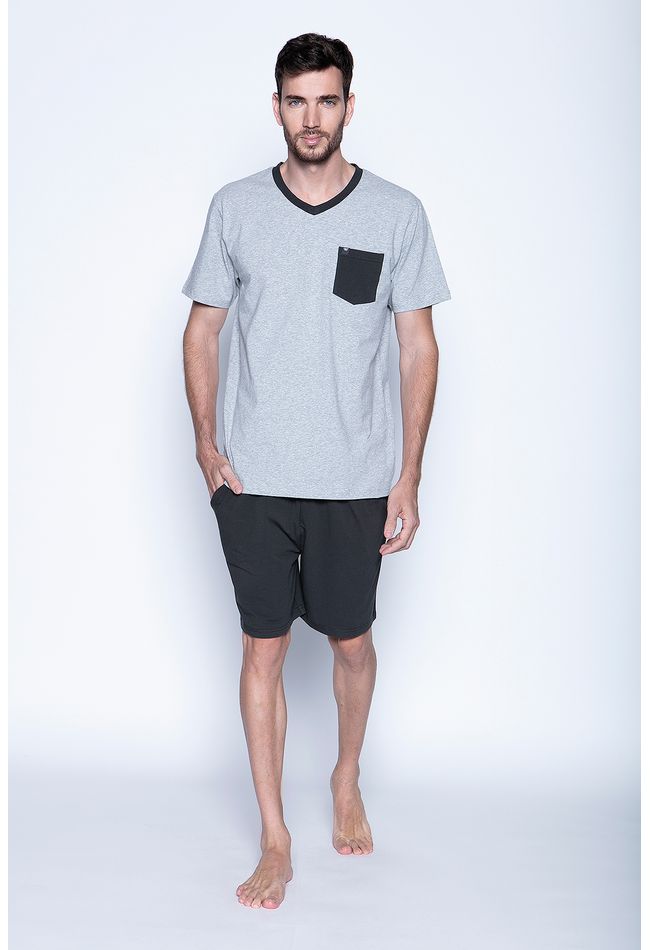 Pijama New York Grey Melange