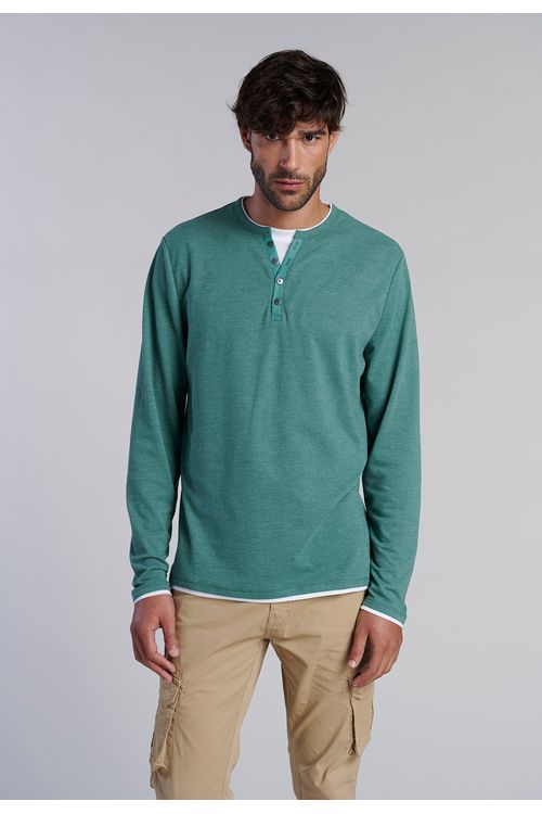 Polera Ml Dobel Indiana Green
