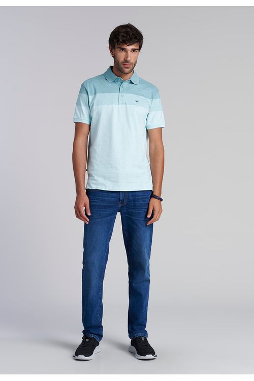 Polera Polo Rayas Baltimore River Melange