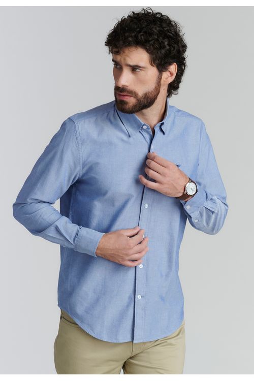 Camisa Sport Oxford Fr Navy