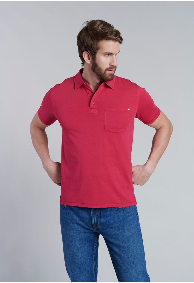 Polera Polo Orlando Dk Coral