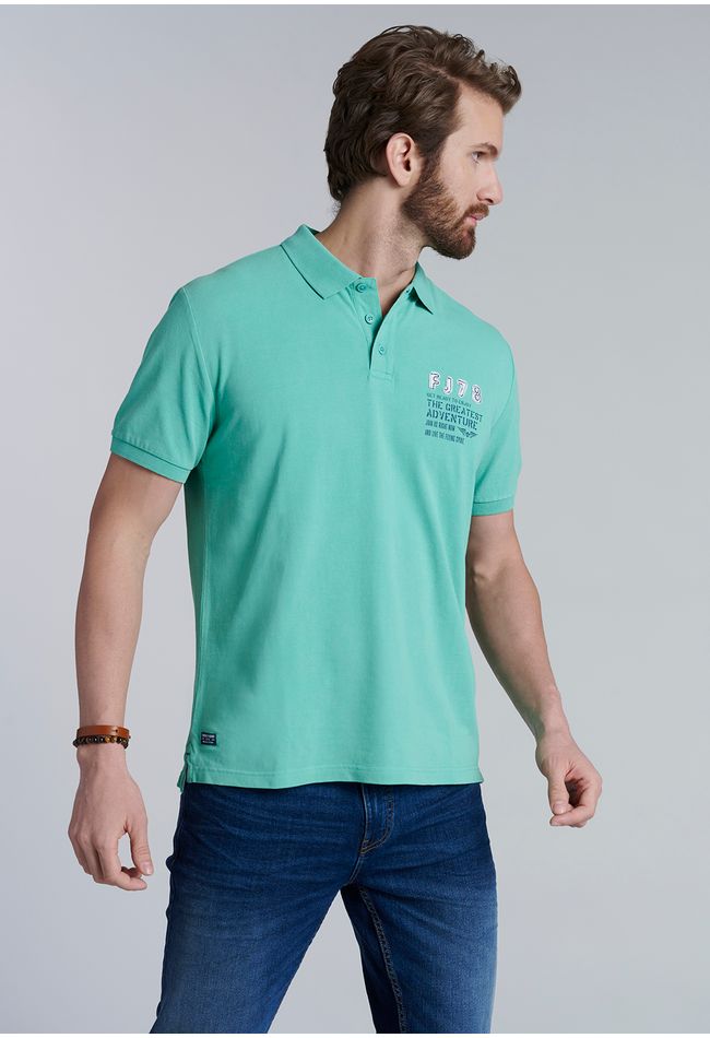 Polera Polo Santa Monica Lt Green