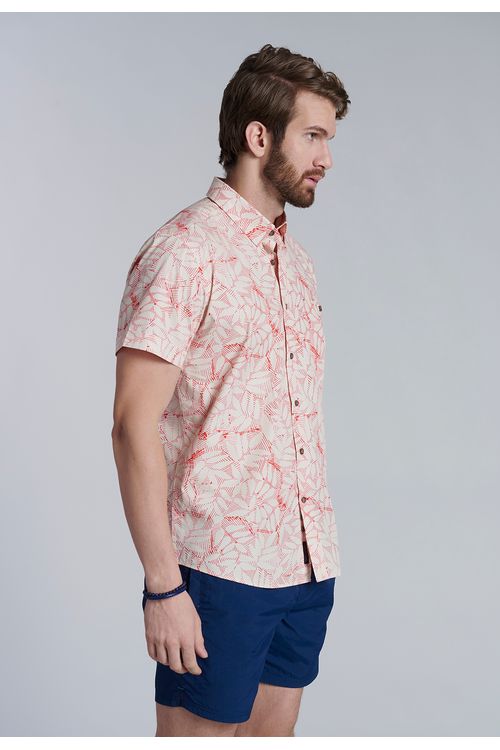Camisa Estampada Nevada Fj Coral