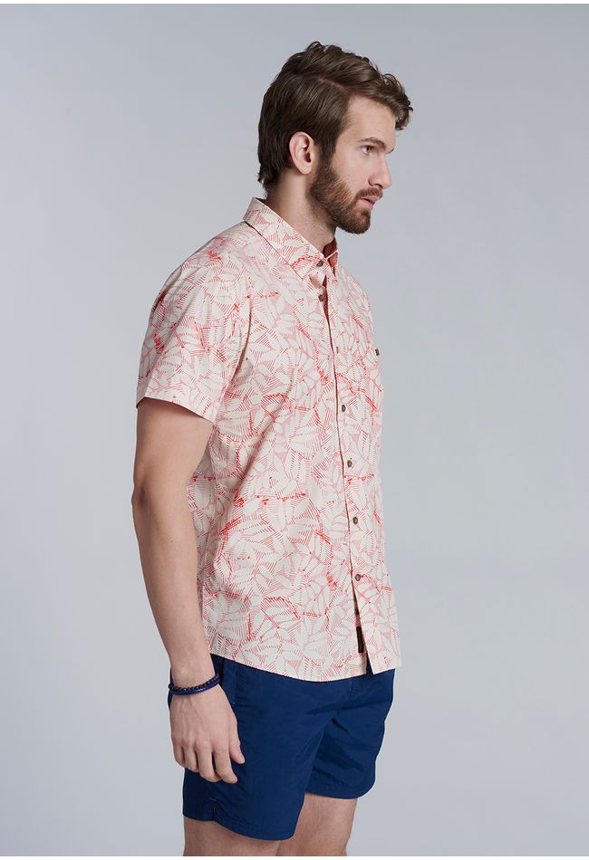 Camisa Estampada Nevada Fj Coral