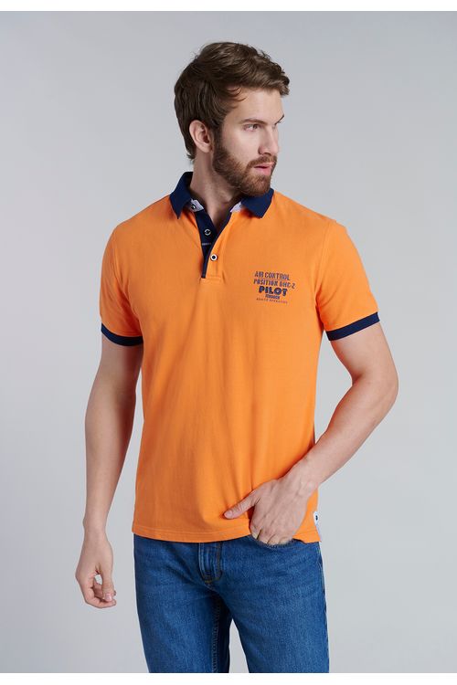 Polera Polo Denver Orange