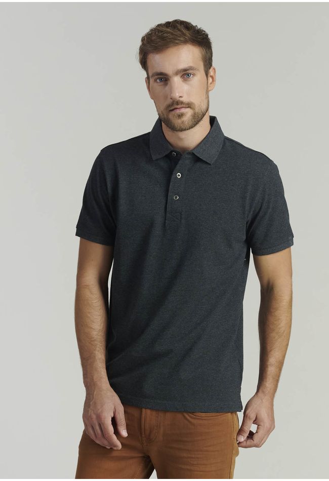 Polera Boston Fjs Dk Grey Melange