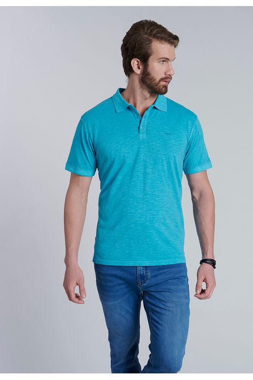 Polera Polo San Diego Turquoise