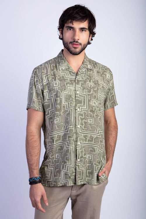 Camisa Estampada Silver Fj Military