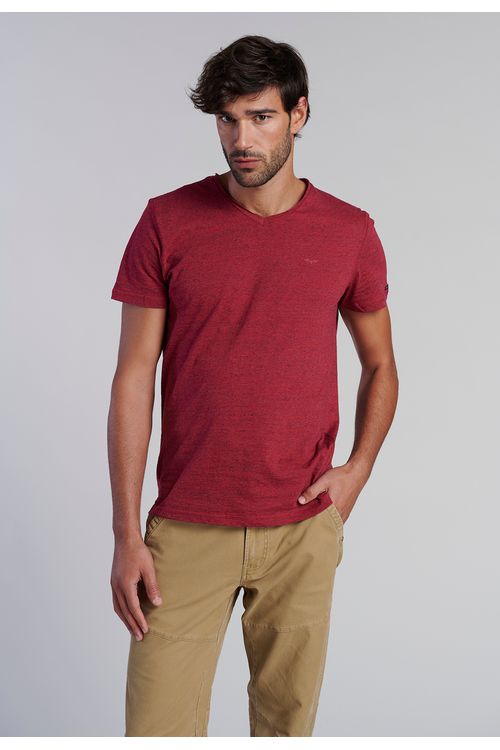 Polera V Neck Alaska Burgundy