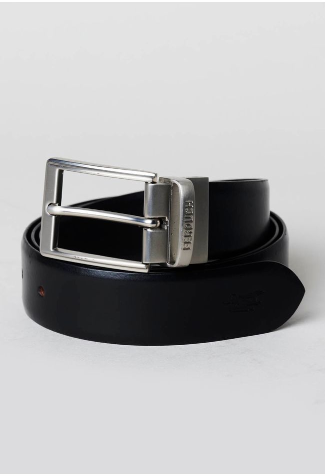Cinturón Básico Reversible Fr Black