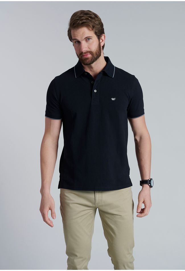 Polera Polo Washington Black