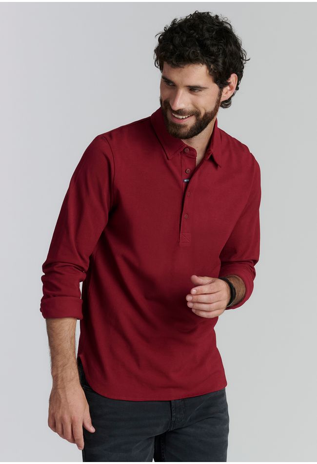 Polera Denver Fjs Burgundy