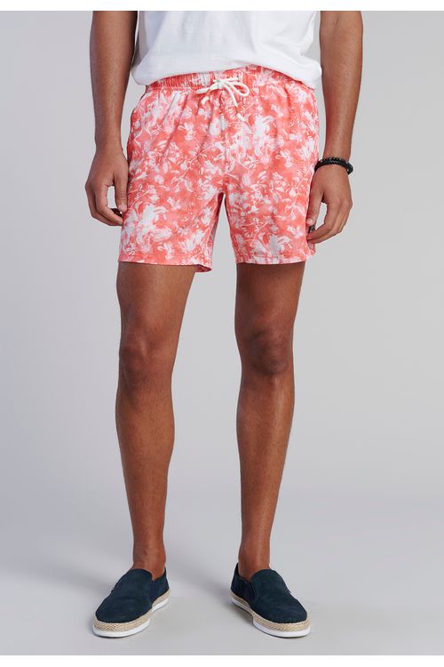 Traje De Baño California F Coral