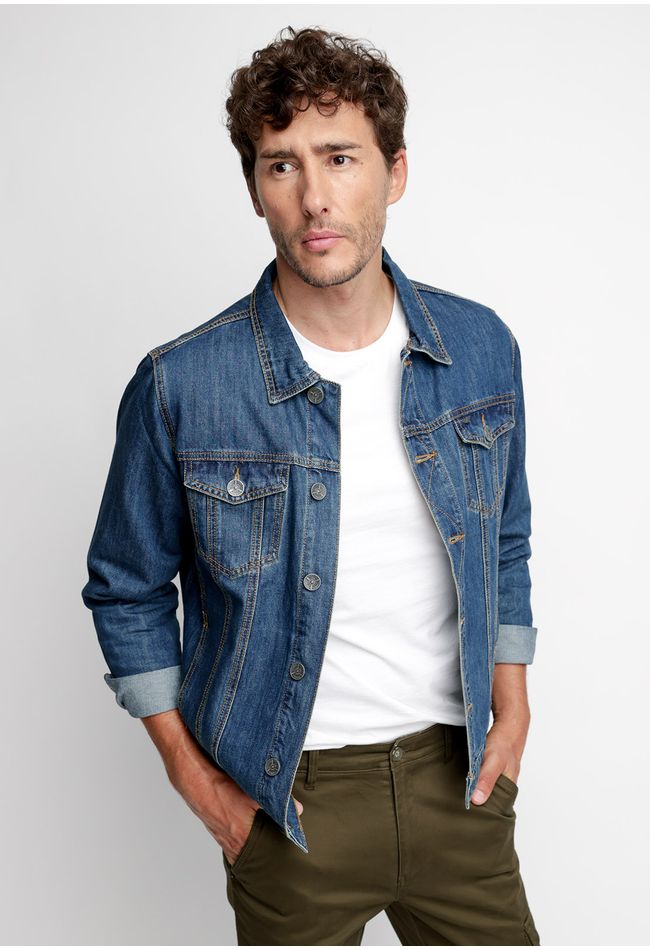 Chaqueta Básica Denin Fj Navy