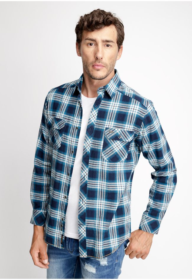 Camisa Checkered Arizona Fj Ocean