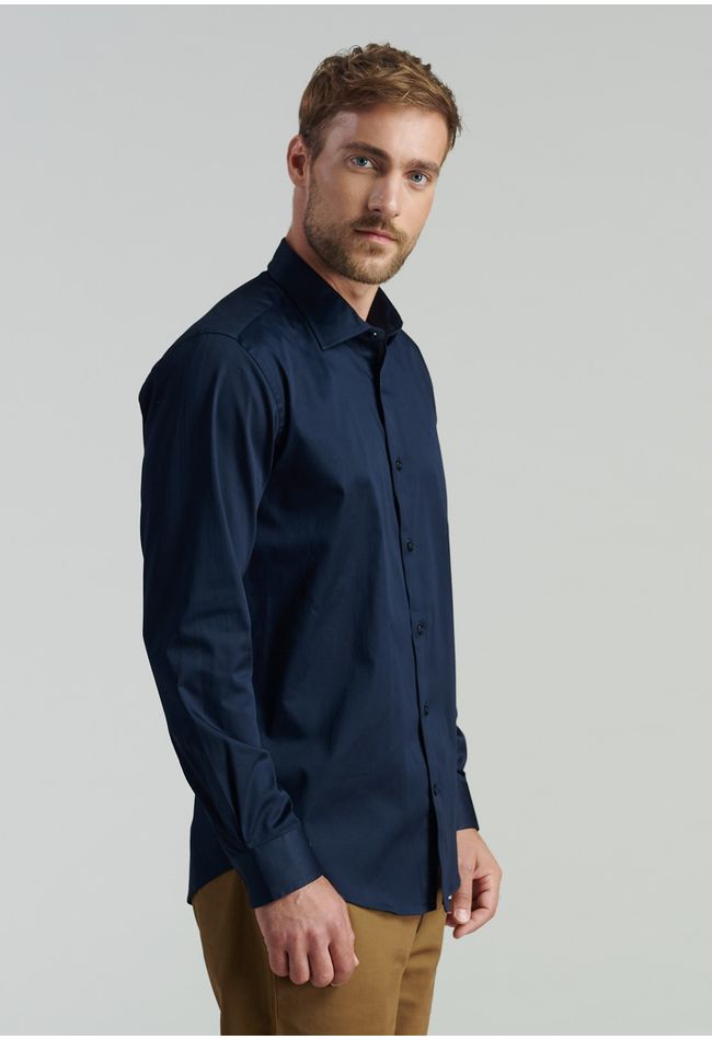 Camisa Dublin Navy Smart Casual Fr
