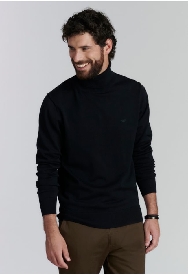 Sweater Turtle Neck F Smart Casual Black