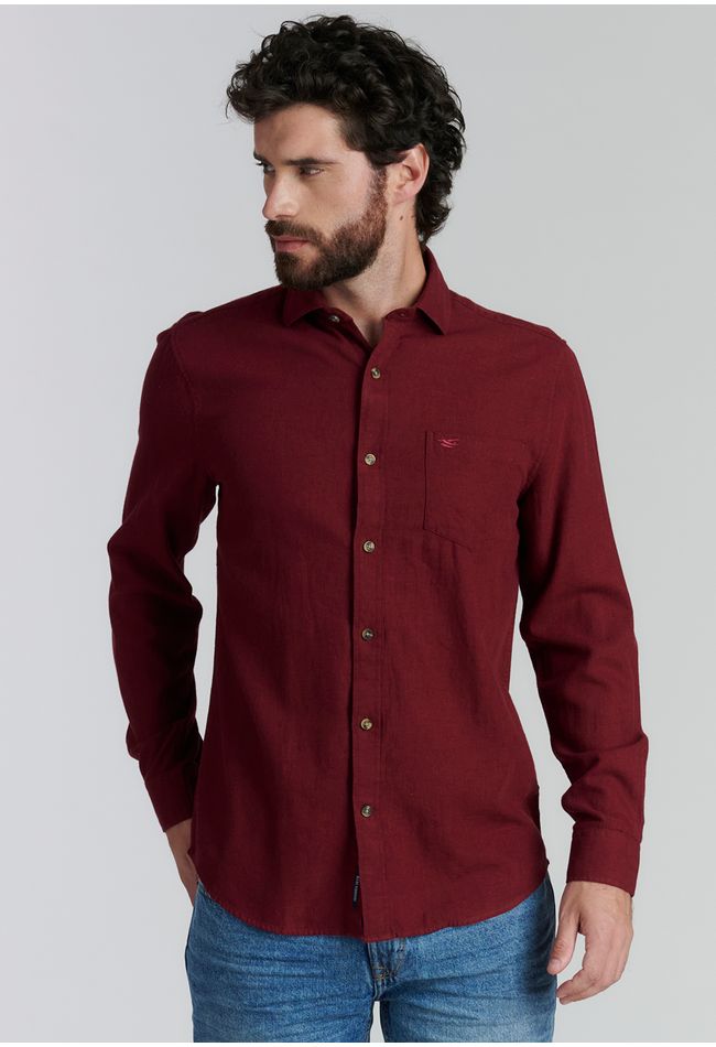 Camisa Weston Fr Red Melange