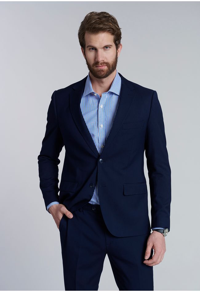 Blazer Smart Casual Ferouch Blue