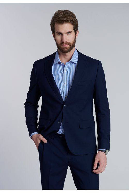 Blazer Smart Casual Ferouch Blue