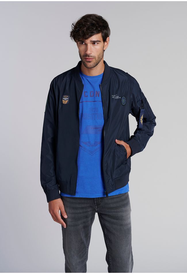 Chaqueta Navy Fj Pilot