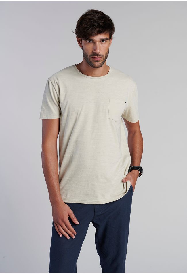 Polera Bolsillo Idaho Sand