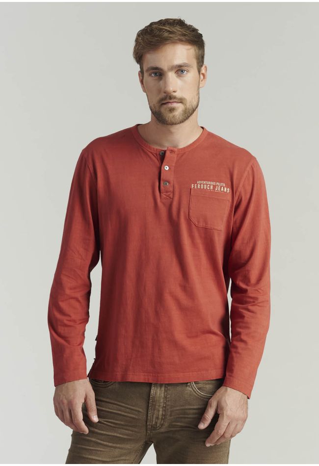 Polera Florida Fjs Brick
