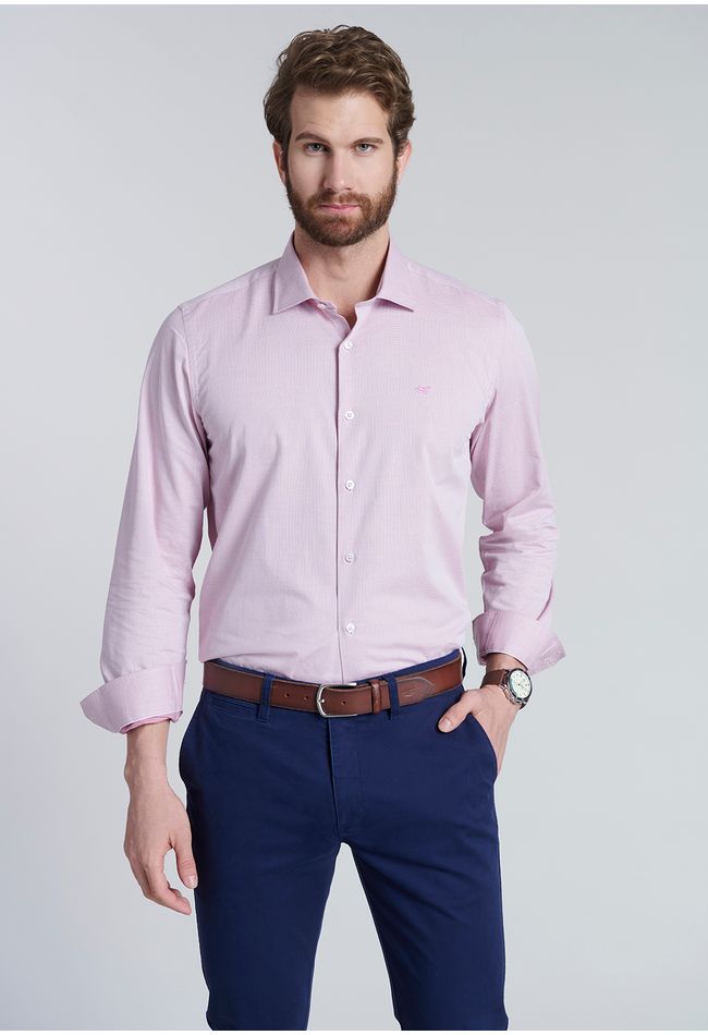 Camisa Jacquard Giorgia Sc Dk Violet