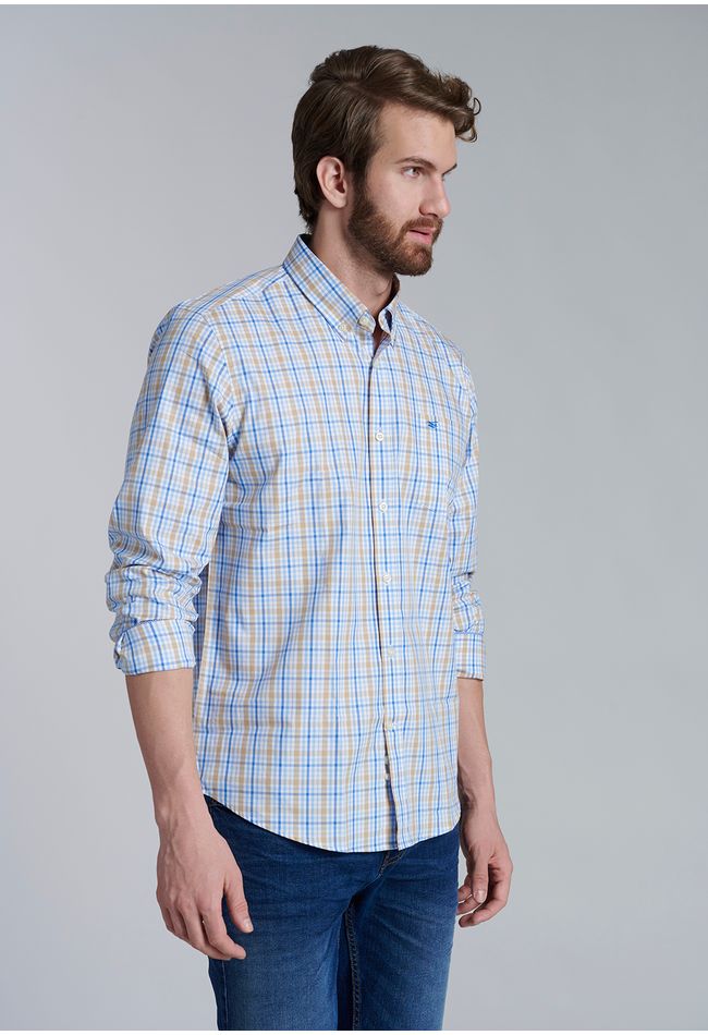 Camisa Check Bristol Sc Sand