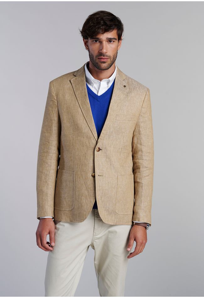 Blazer Lino Montana F Toasted