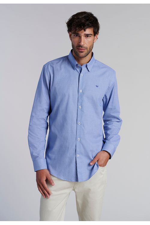 Camisa Jacquard Boston Sc Navy