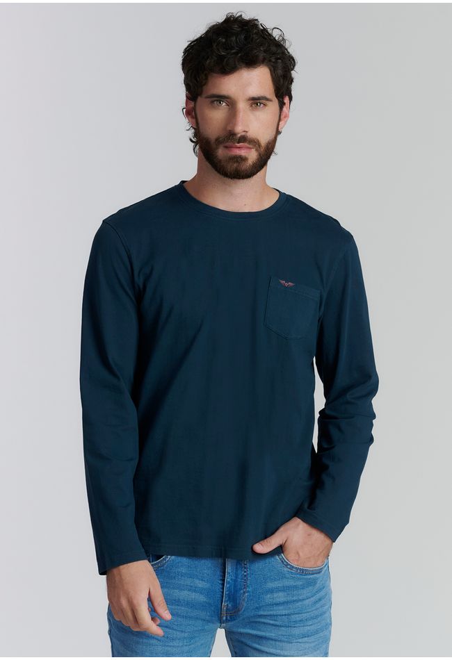 Polera Básica Oregon Fr Marine